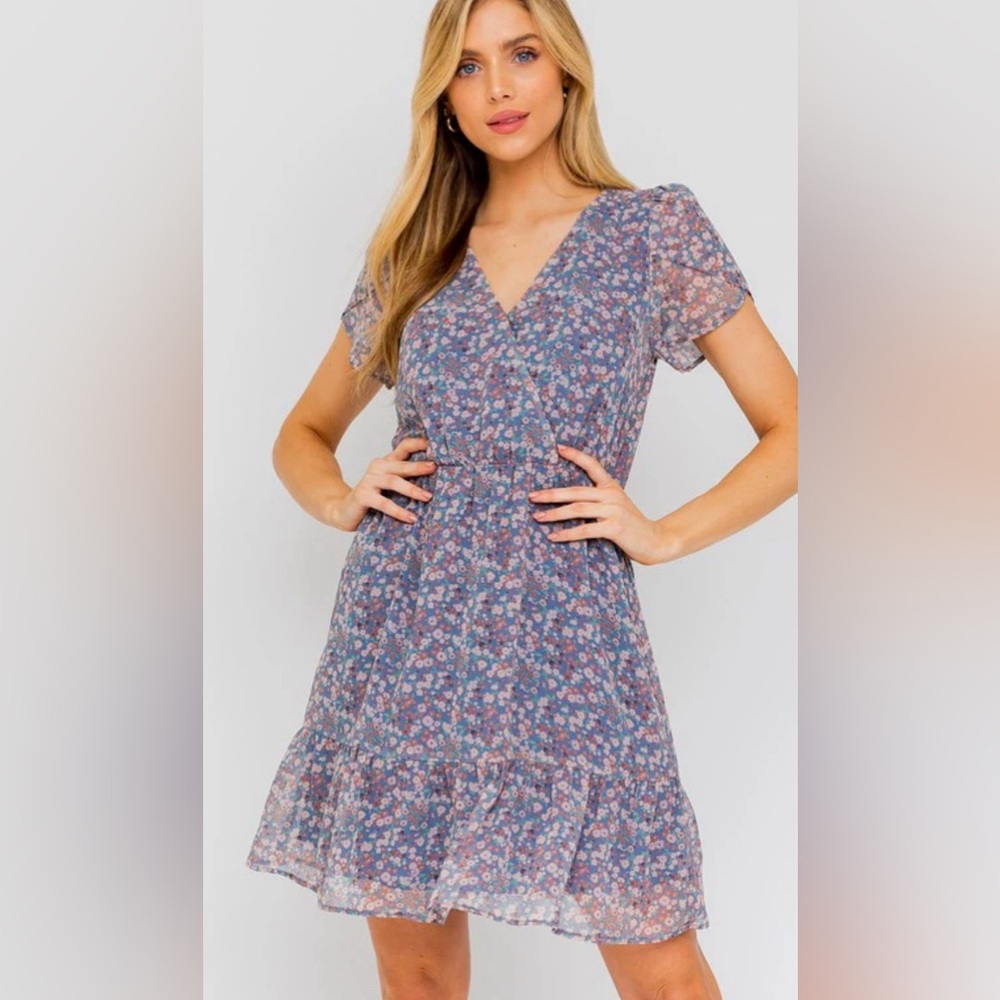 Kaileigh Preethi Ditsy Floral Dress Medium
